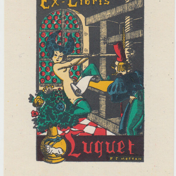 P.F. Morvan (Francia) exlibris