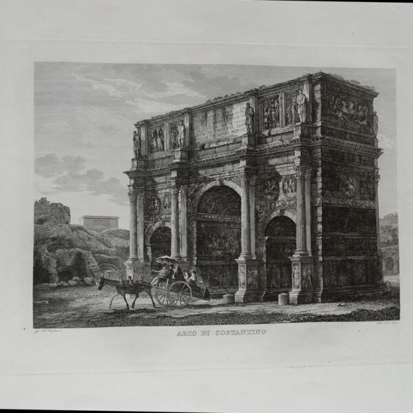 Roma, Arco di Costantino, Cottafavi, 1843