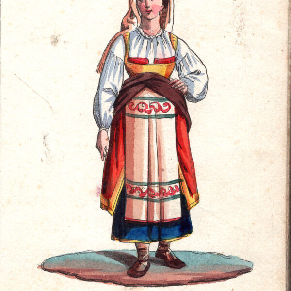 Donna di Sora di Campagna, acquarello