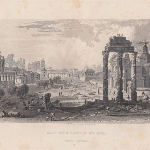 Roma, Foro romano, 1834