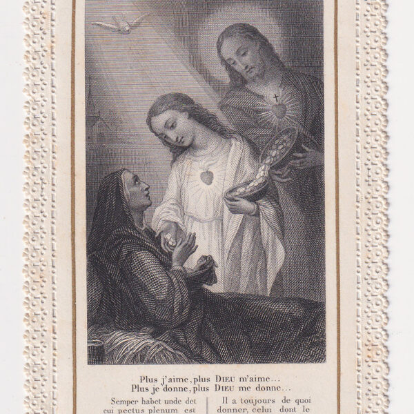 Santino antico, La Carità Cristiana, XIX sec.