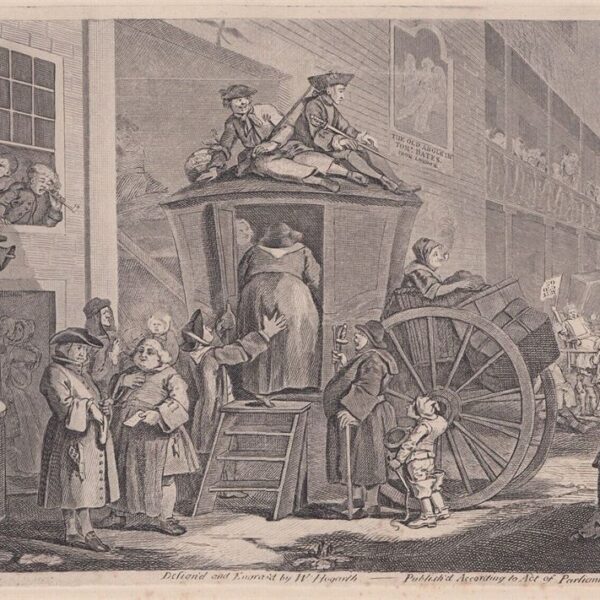 William Hogarth,  The Country Inn Yard, 1822