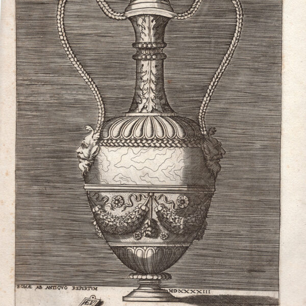 Enea Vico - Vaso con manici, 1543