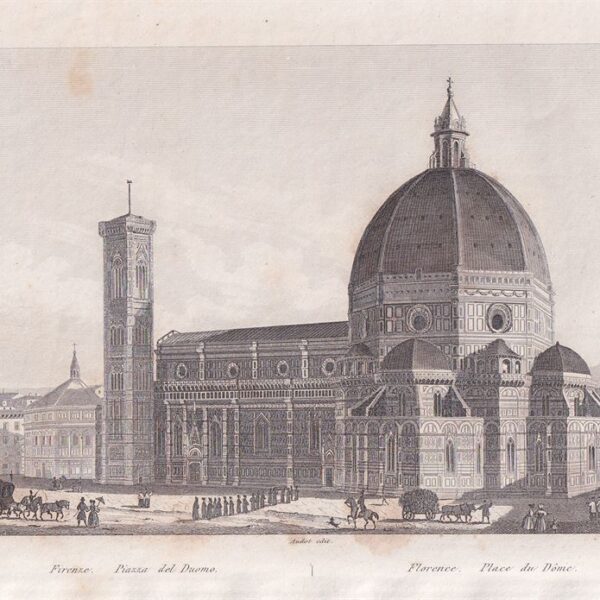 Firenze, Piazza del Duomo, 1835