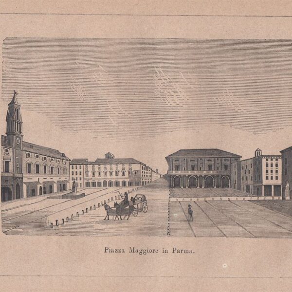 Parma, Piazza Maggiore, 1871