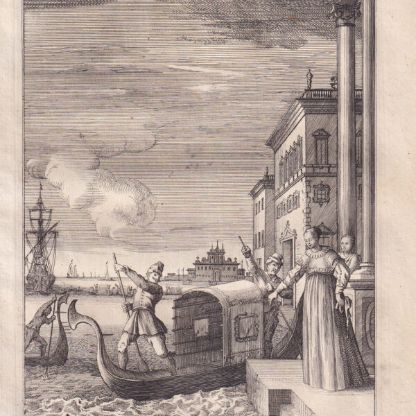Gondoliere veneziano, 1724