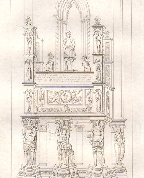 Napoli, Sepolcro di Ladislao, 1841