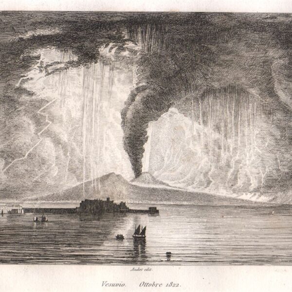 Napoli, Vesuvio Eruzione Ottobre 1822, 1835