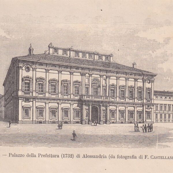 Alessandria, Prefettura, 1890