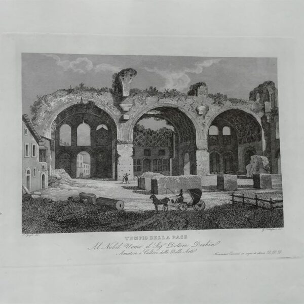 Roma, Tempio della Pace, Cottafavi, 1843