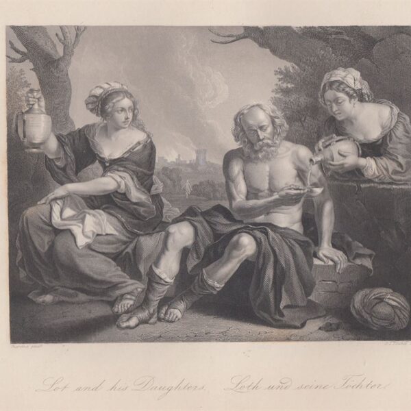 Lot e le figlie, Guercino, 1840-50