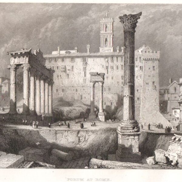 Roma, I Fori, 1850