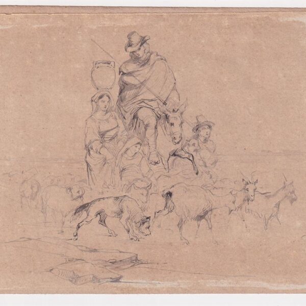 Consalvo Carelli, Famiglia di pastori