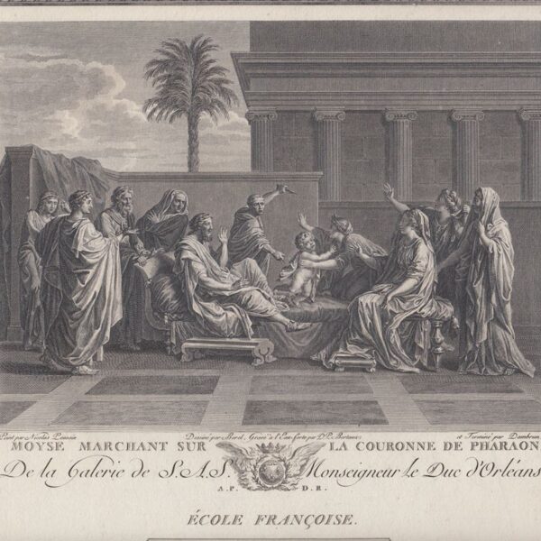 Nicolas Poussin, Mosè e la corona del Faraone, 1786
