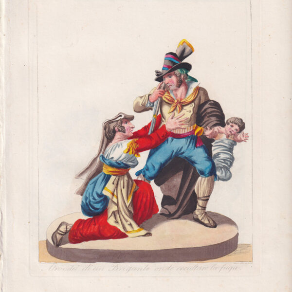 Bartolomeo Pinelli, Atrocità di un Brigante, 1834