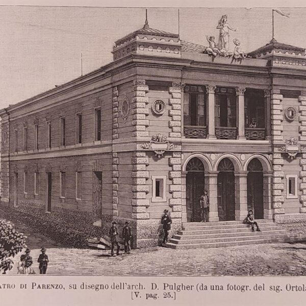 Parenzo, Istria, Nuovo Teatro, 1886