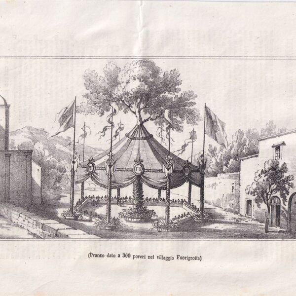 Pranzo dato ai poveri, 1854