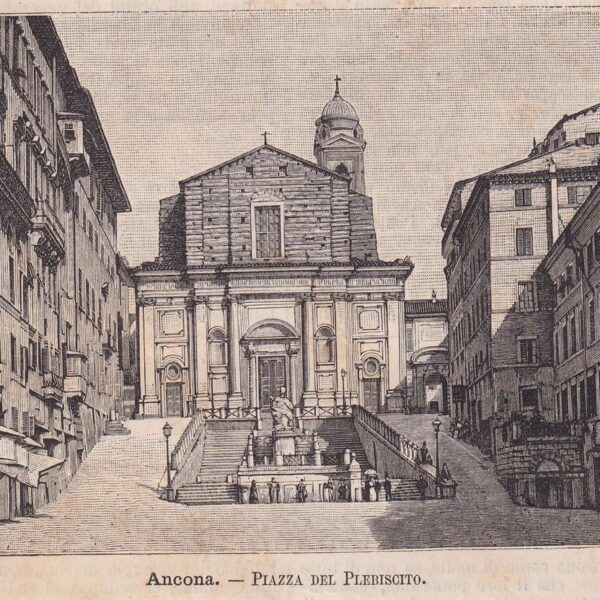 Ancona, Piazza del Plebiscito, 1890