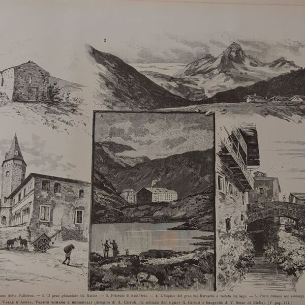 ​Valle d'Aosta, Vedute Romane e Medioevali, 1886