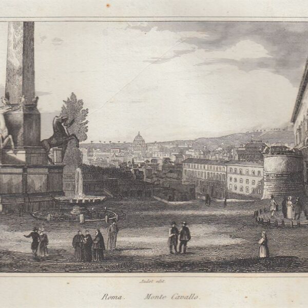 Roma, Monte Cavallo, 1834-1837