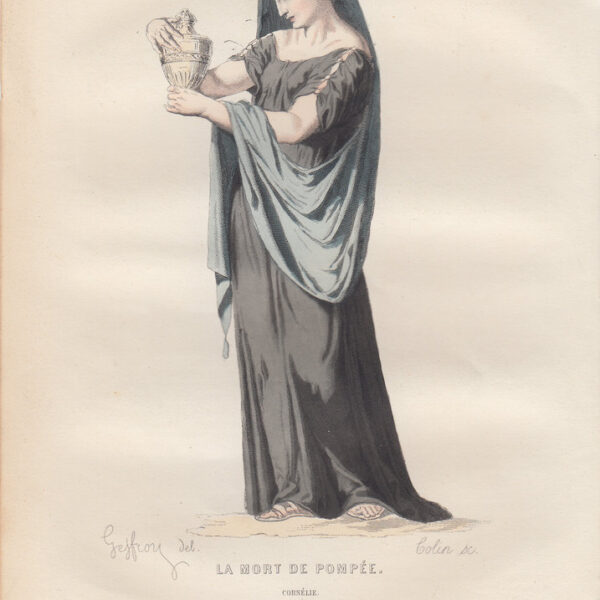 Teatro Francese, Corneille, La morte di Pompeo, 1873