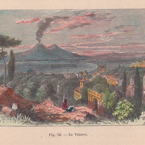 Napoli, Veduta con Vesuvio, 1892