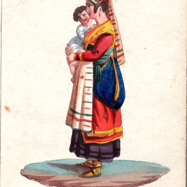 Donna di Sonnino, acquarello