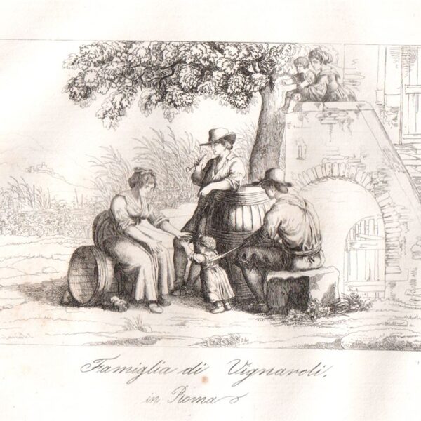 Vignaroli in Roma, B. Pinelli, 1840