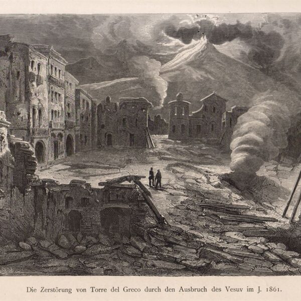 Torre del Greco, Eruzione del Vesuvio del 1861