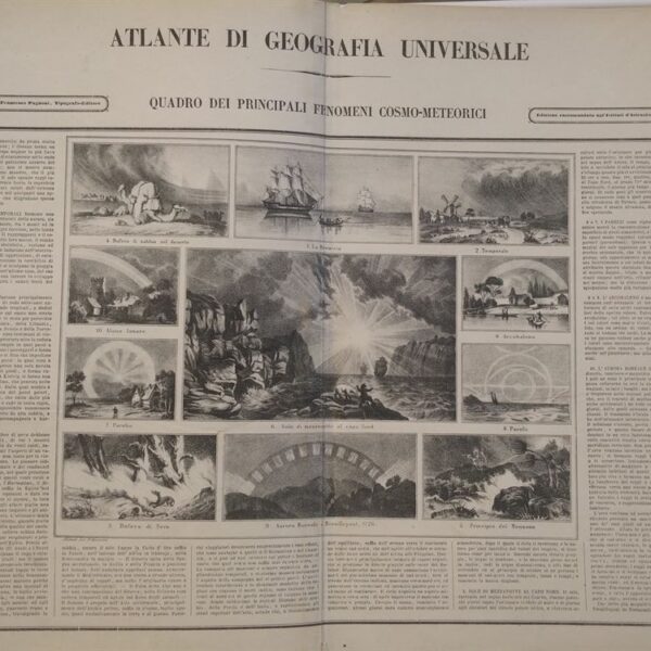 Quadro dei principali fenomeni Cosmo-Meteorici, 1865