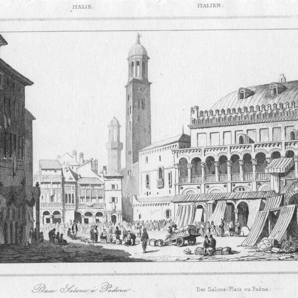 Padova, 1835, Place Salone à Padoue