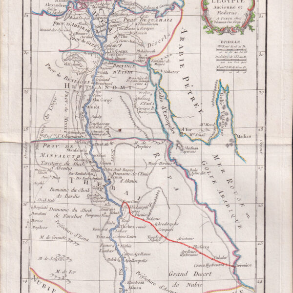 Egitto, C.F. Delamarche, 1816
