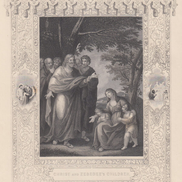 Christ and Zebedee's children. I figli di Zebedeo