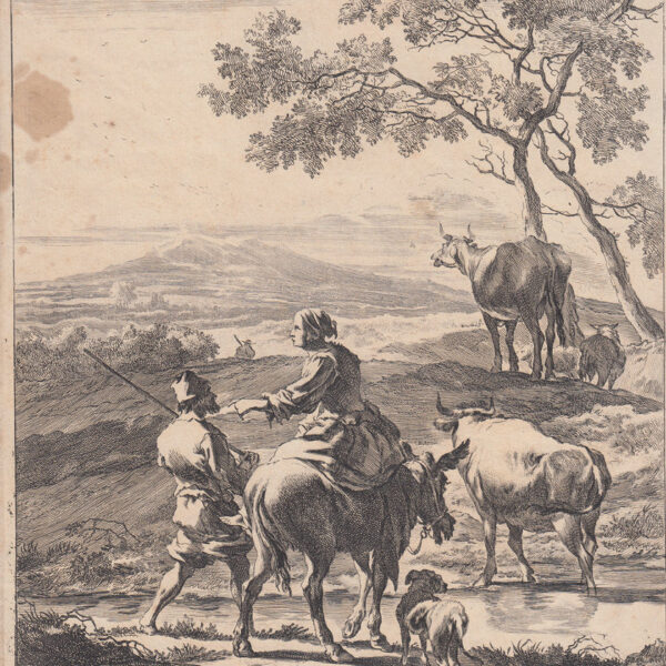 N. Berchem (1620-1683), C.Visscher (1586-1652)