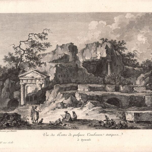 Siracusa, Tombe antiche, Saint-Non, 1786