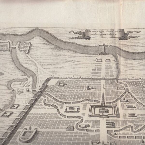 Mappa della città di Ninive, 1650 ca