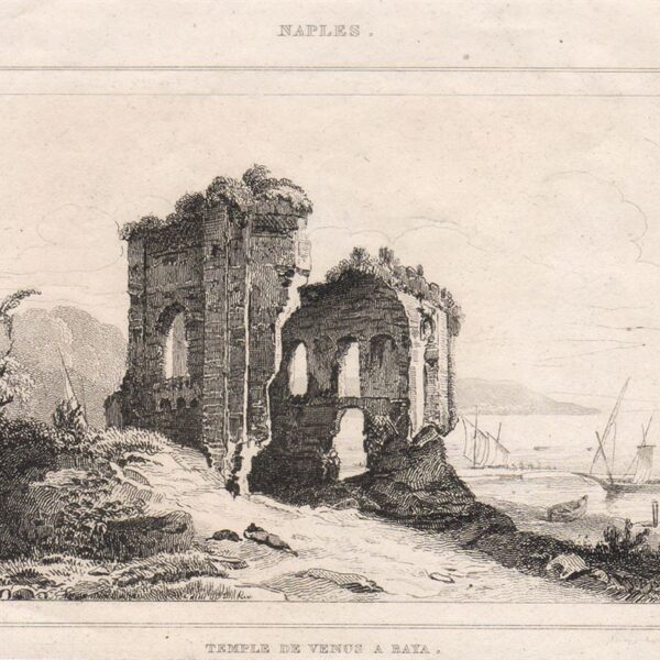 Baia, Tempio di Venere, 1834