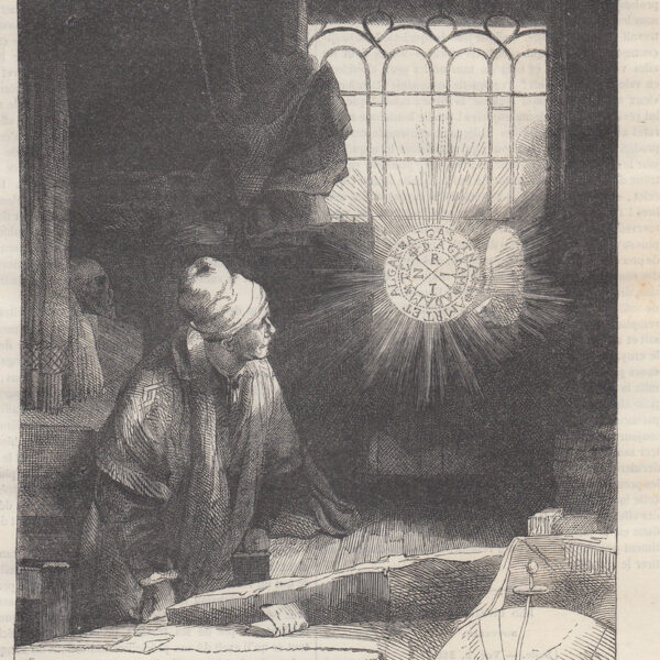 Rembrandt, Le Docteur Faustus, 1863