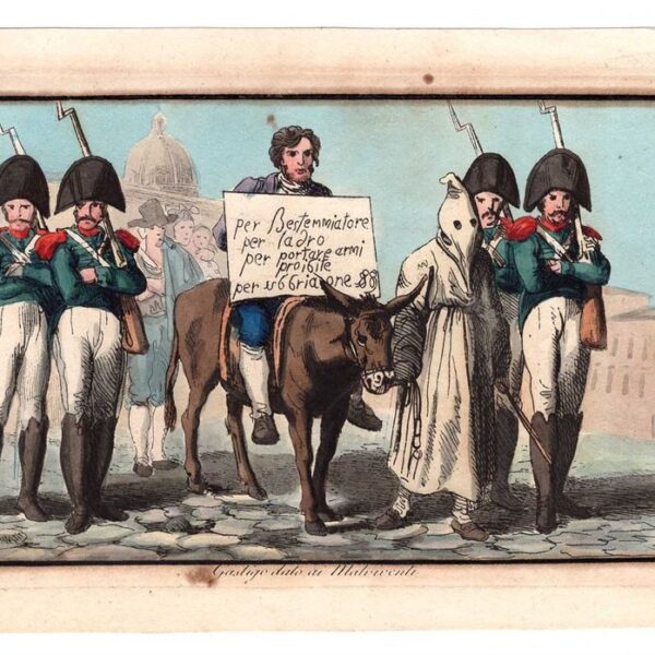 da Bartolomeo Pinelli, Castigo dato ai malviventi, Gaetano Cottafava, 1826