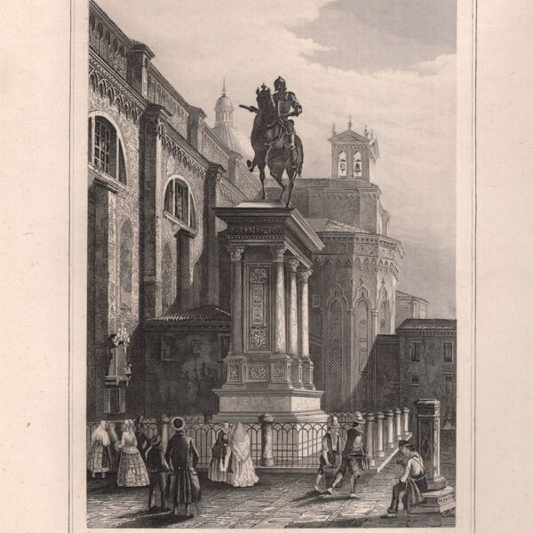 Venezia, Monumento di Bartolomeo Colleoni, 1860