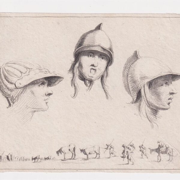 Stefano Della Bella, Teste di Guerrieri 1630