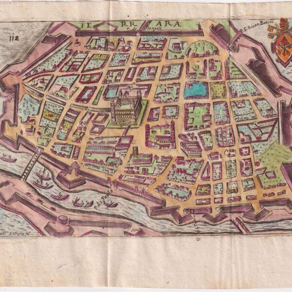Mappa di Ferrara, Scoto, 1659
