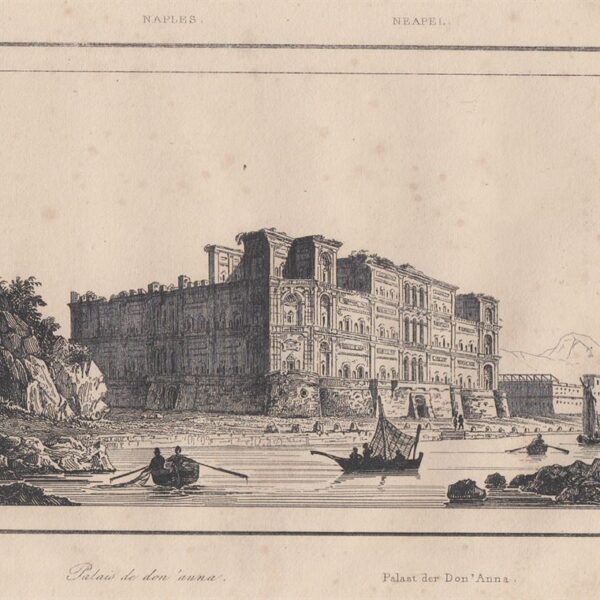 Napoli, Palazzo Donn'Anna, 1835