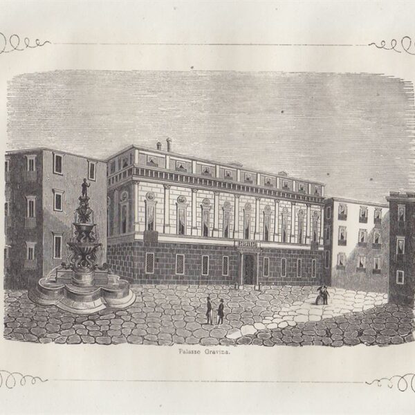 Napoli, Palazzo Gravina, 1855