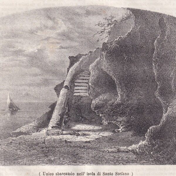 Isola di Santo Stefano, Ponza, 1856