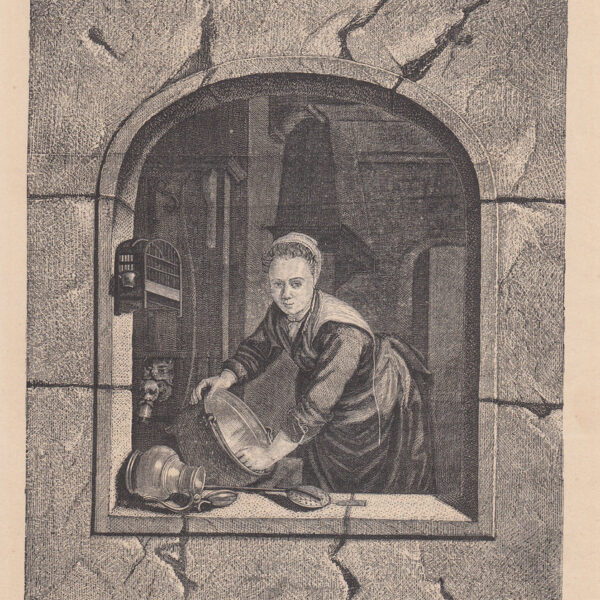 Gerard Dow, La casalinga olandese, 1863
