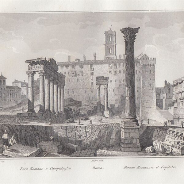 Roma, Foro Romano, 1834-1837