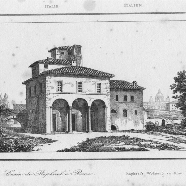 Roma, Casa di Raffaello, 1835