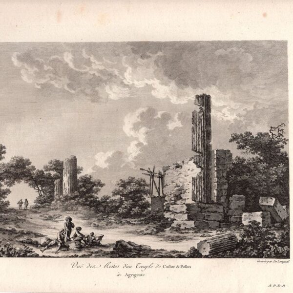 Agrigento, Castore e Polluce, Saint-Non, 1781-86