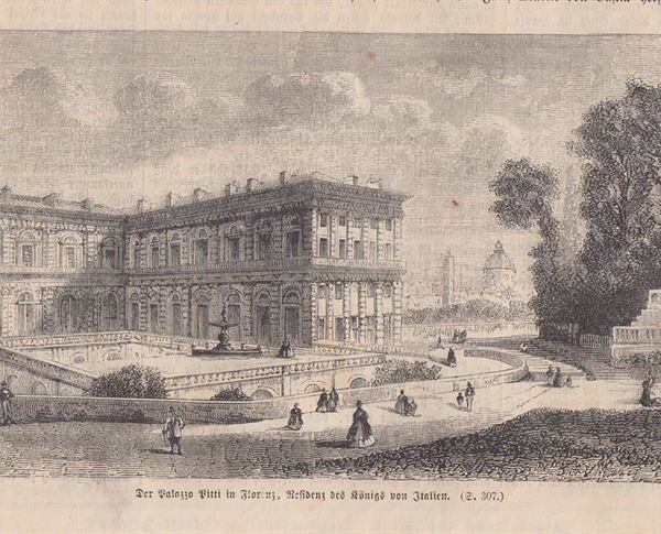 Firenze, Palazzo Pitti, 1865